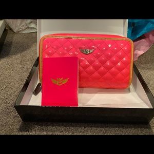 NWT Consuela Hot Pink Classic Candy Wristlet